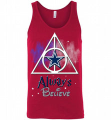 Dallas Cowboys Always Believe Harry Potter Tank - zezetee
