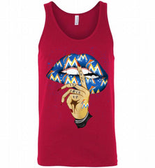 MLB Miami Marlins Lip Shut The Fuck Up Tank - zezetee