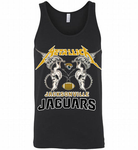 Metallica Jacksonville Jaguars Logo Tank - zezetee