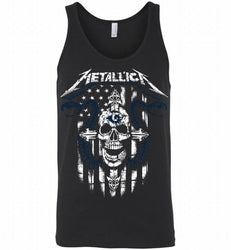 Metallica Snake Skull Los Angeles Rams Logo Tank