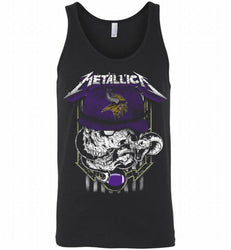 Metallica Skull Snake Minnesota Vikings Tank