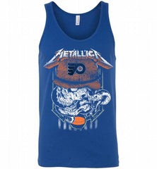 Metallica Skull Snake Philadelphia Flyers Tank - zezetee