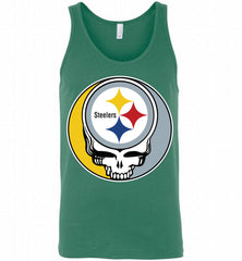 Pittsburgh Steelers Grateful Dead Logo Band Tank - zezetee