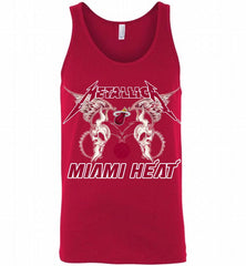 Metallica Miami Heat Logo Tank - zezetee