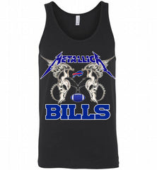 Metallica Buffalo Bills Logo Tank - zezetee