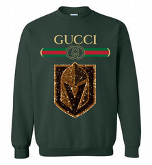 Gucci Vegas Golden Knights Logo Crewneck Sweatshirt - zezetee