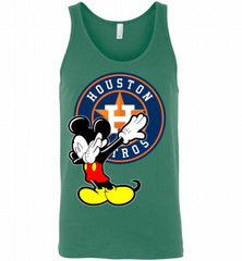 Disney Mickey Mouse Dabbing Houston Astros Tank - zezetee