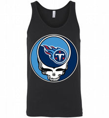 Tennessee Titans Grateful Dead Logo Band Tank - zezetee