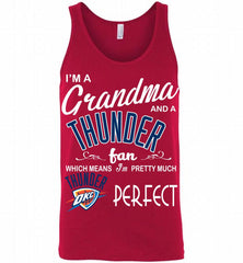 I'M A Grandma And A Oklahoma City Thunder Fans Perfect Tank - zezetee