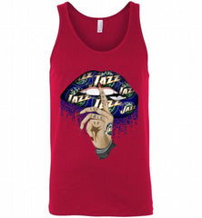 Utah Jazz Lip Shut The Fuck Up Tank - zezetee