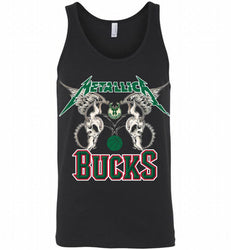 Metallica Milwaukee Bucks Logo Tank