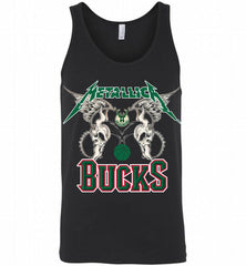 Metallica Milwaukee Bucks Logo Tank - zezetee