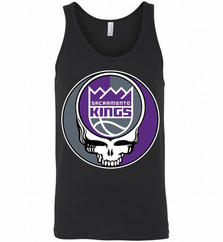 Sacramento Kings Grateful Dead Logo Band Tank - zezetee