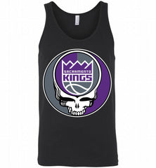 Sacramento Kings Grateful Dead Logo Band Tank - zezetee
