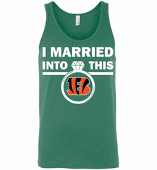 I MARRIED INTO THIS NFL Cincinnati Bengals Fans Gift Tank - zezetee
