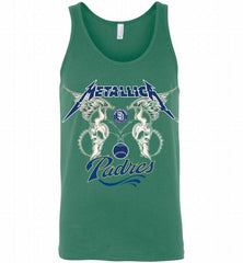 Metallica San Diego Padres Logo Tank - zezetee