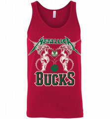Metallica Milwaukee Bucks Logo Tank - zezetee