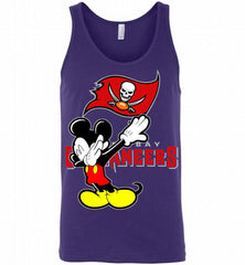 Disney Mickey Mouse Dabbing Tampa Bay Buccaneers Tank - zezetee