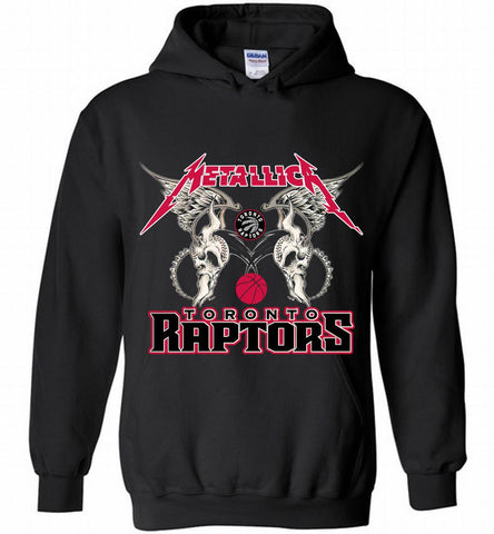 Metallica Toronto Raptors Logo Hoodie - zezetee