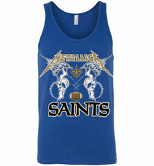 Metallica New Orleans Saints Logo Tank - zezetee