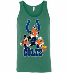 Mickey Goofy Donald Disney Indianapolis Colts Football Gift Tank - zezetee