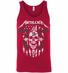 Metallica Snake Skull Dallas Stars Logo Tank - zezetee