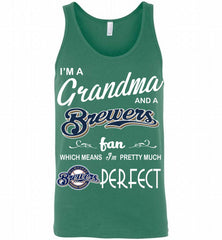 I'M A Grandma And A Milwaukee Brewers Fans Gift Tank - zezetee
