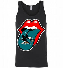 San Jose Sharks  x The Rolling Stones Logo Tank - zezetee