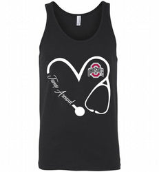 LOVE NURSE TRUMP AROUND OHIO STATE BUCKEYES GIFT Tank