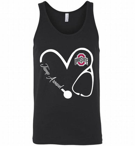LOVE NURSE TRUMP AROUND OHIO STATE BUCKEYES GIFT Tank - zezetee