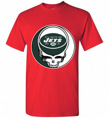 New York Jets Grateful Dead Logo Band Shirt - zezetee