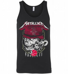 Metallica Skull Snake Houston Rockets Tank