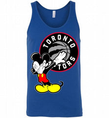 Disney Mickey Mouse Dabbing Toronto Raptors Tank - zezetee