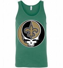 New Orleans Saints Grateful Dead Logo Band Tank - zezetee