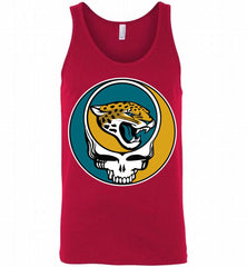 Jacksonville Jaguars Grateful Dead Logo Band Tank - zezetee