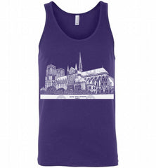NOTRE DAME CATHEDRAL TEE Tank - zezetee