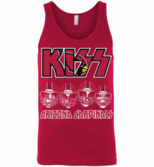 Kiss Arizona Cardinals Logo Tank - zezetee