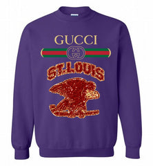 Gucci St Louis Eagles Logo Crewneck Sweatshirt - zezetee