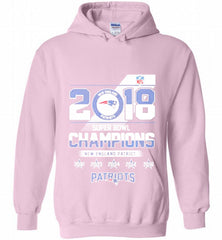 2018 SUPER BOWL CHAMPIONS NEW ENGLAND PATRIOTS Hoodie - zezetee