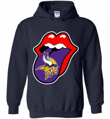 Minnesota Vikings  x The Rolling Stones Logo Hoodie - zezetee