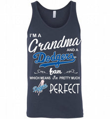 I'M A Grandma And A Los Angeles Dodgers Fans Gift Tank - zezetee