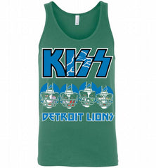 Kiss Detroit Lions Logo Tank - zezetee