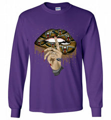New Orleans Pelicans Lip Shut The Fuck Up Gildan Long Shirt - zezetee