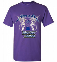 Metallica Tampa Bay Lightning Logo Shirt - zezetee