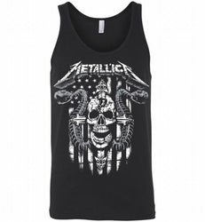 Metallica Snake Skull San Antonio Spurs Logo Tank