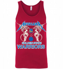 Metallica Golden State Warriors Logo Tank - zezetee