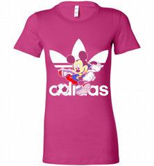 ADIDAS FOOTBALL MICKEY MOUSE DISNEY SPORTS Bella Ladies Tee - zezetee
