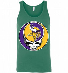 Minnesota Vikings Grateful Dead Logo Band Tank - zezetee