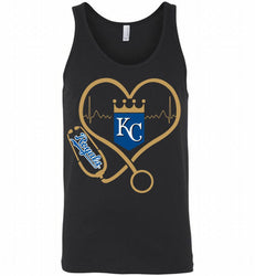 Nurse Heartbeat Kansas City Royals Tank