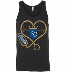 Nurse Heartbeat Kansas City Royals Tank - zezetee